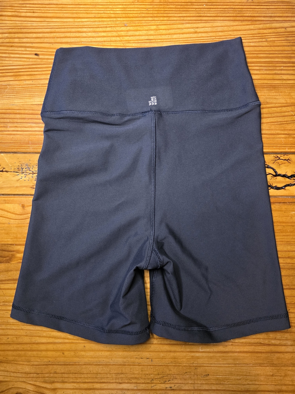 WeWoreWhat Black High-Waist Bike Shorts